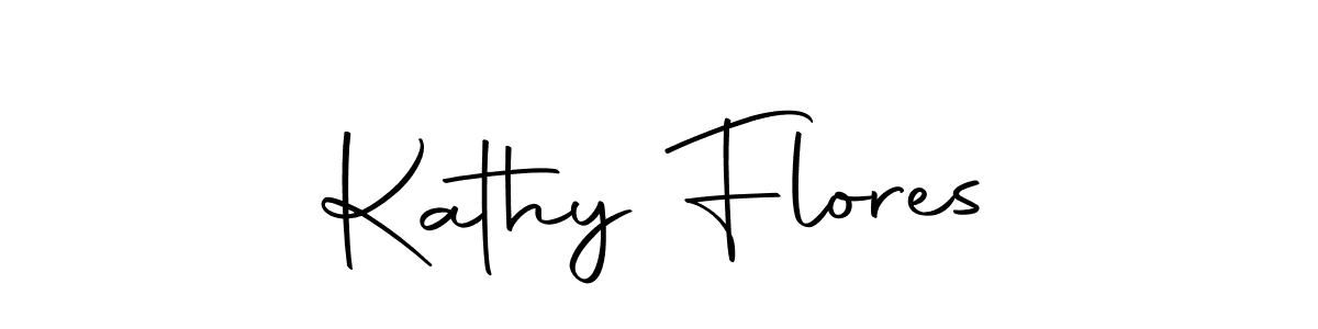 Also we have Kathy Flores name is the best signature style. Create professional handwritten signature collection using Autography-DOLnW autograph style. Kathy Flores signature style 10 images and pictures png