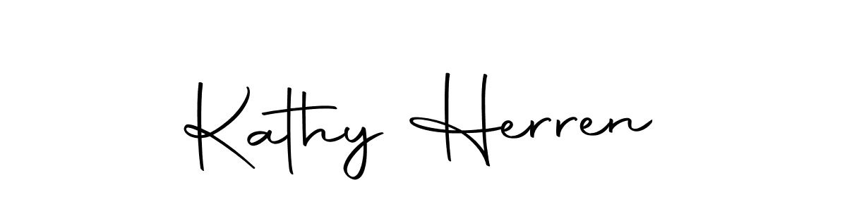 Use a signature maker to create a handwritten signature online. With this signature software, you can design (Autography-DOLnW) your own signature for name Kathy Herren. Kathy Herren signature style 10 images and pictures png