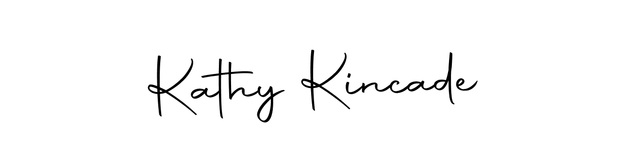 Make a beautiful signature design for name Kathy Kincade. With this signature (Autography-DOLnW) style, you can create a handwritten signature for free. Kathy Kincade signature style 10 images and pictures png