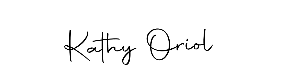 How to make Kathy Oriol name signature. Use Autography-DOLnW style for creating short signs online. This is the latest handwritten sign. Kathy Oriol signature style 10 images and pictures png