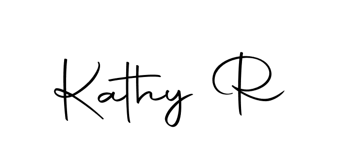Also we have Kathy R name is the best signature style. Create professional handwritten signature collection using Autography-DOLnW autograph style. Kathy R signature style 10 images and pictures png