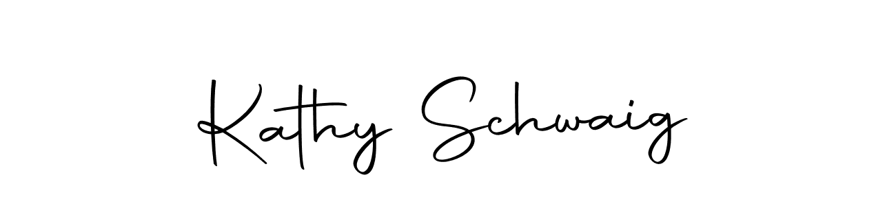 Make a short Kathy Schwaig signature style. Manage your documents anywhere anytime using Autography-DOLnW. Create and add eSignatures, submit forms, share and send files easily. Kathy Schwaig signature style 10 images and pictures png