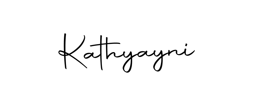 Make a beautiful signature design for name Kathyayni. With this signature (Autography-DOLnW) style, you can create a handwritten signature for free. Kathyayni signature style 10 images and pictures png