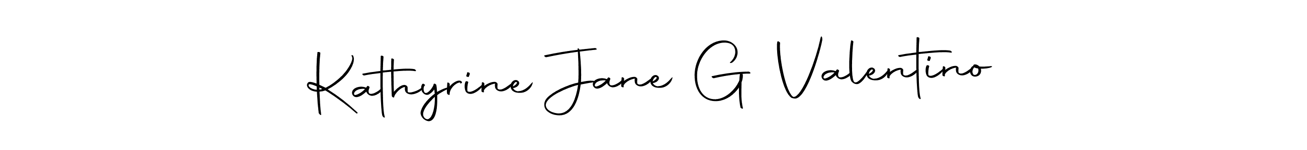 You can use this online signature creator to create a handwritten signature for the name Kathyrine Jane G Valentino. This is the best online autograph maker. Kathyrine Jane G Valentino signature style 10 images and pictures png