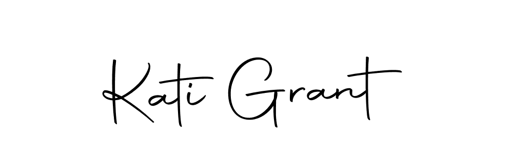 Create a beautiful signature design for name Kati Grant. With this signature (Autography-DOLnW) fonts, you can make a handwritten signature for free. Kati Grant signature style 10 images and pictures png