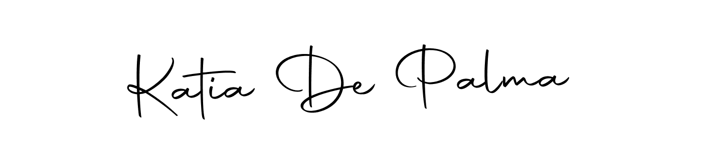 How to make Katia De Palma name signature. Use Autography-DOLnW style for creating short signs online. This is the latest handwritten sign. Katia De Palma signature style 10 images and pictures png