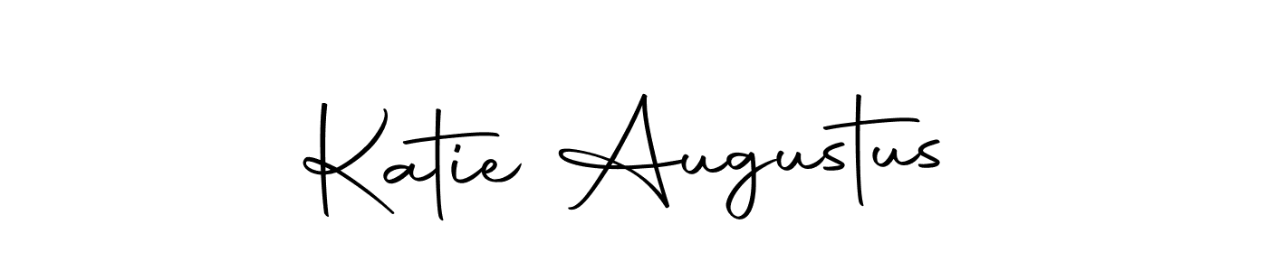 You should practise on your own different ways (Autography-DOLnW) to write your name (Katie Augustus) in signature. don't let someone else do it for you. Katie Augustus signature style 10 images and pictures png