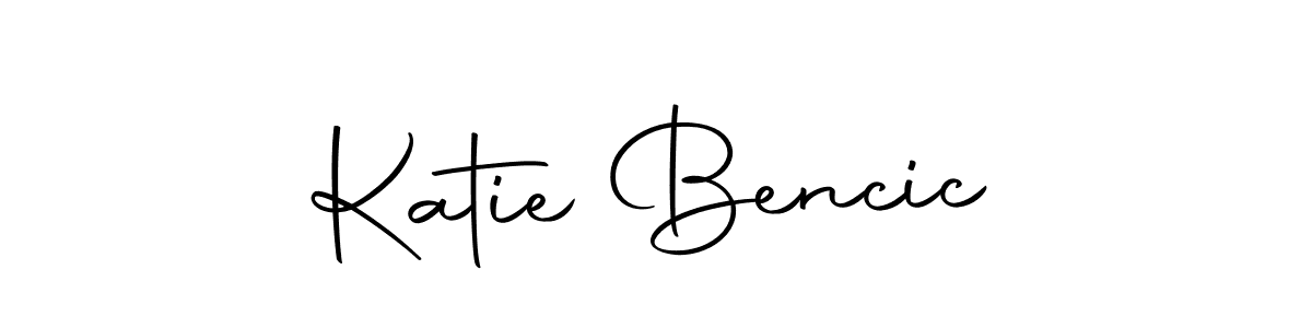 How to make Katie Bencic signature? Autography-DOLnW is a professional autograph style. Create handwritten signature for Katie Bencic name. Katie Bencic signature style 10 images and pictures png
