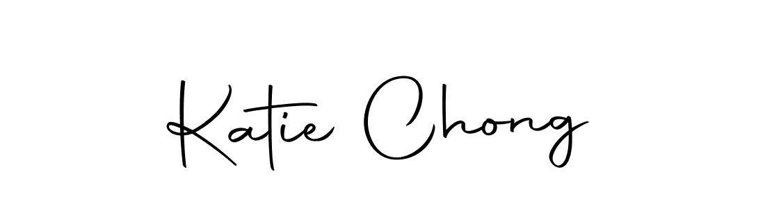 Create a beautiful signature design for name Katie Chong. With this signature (Autography-DOLnW) fonts, you can make a handwritten signature for free. Katie Chong signature style 10 images and pictures png