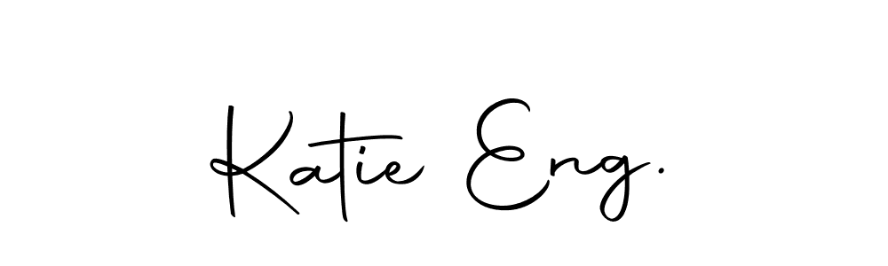 Make a beautiful signature design for name Katie Eng.. With this signature (Autography-DOLnW) style, you can create a handwritten signature for free. Katie Eng. signature style 10 images and pictures png