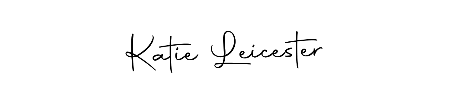 You should practise on your own different ways (Autography-DOLnW) to write your name (Katie Leicester) in signature. don't let someone else do it for you. Katie Leicester signature style 10 images and pictures png