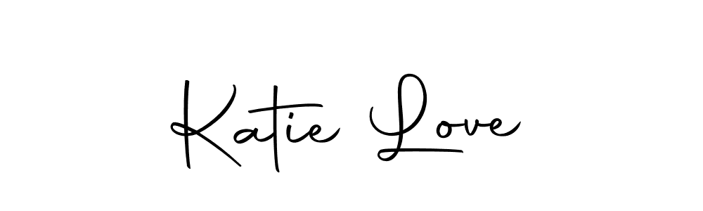 Design your own signature with our free online signature maker. With this signature software, you can create a handwritten (Autography-DOLnW) signature for name Katie Love. Katie Love signature style 10 images and pictures png