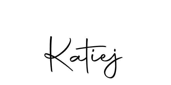 Here are the top 10 professional signature styles for the name Katiej. These are the best autograph styles you can use for your name. Katiej signature style 10 images and pictures png