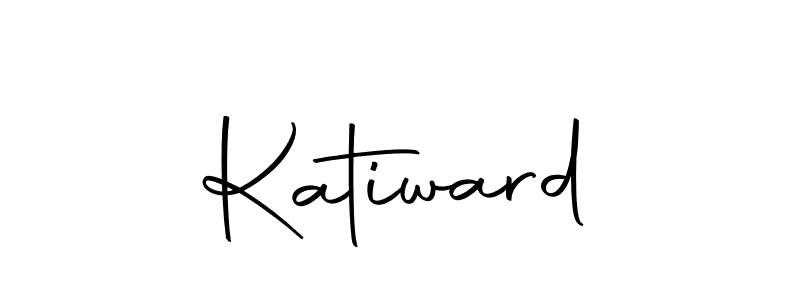 The best way (Autography-DOLnW) to make a short signature is to pick only two or three words in your name. The name Katiward include a total of six letters. For converting this name. Katiward signature style 10 images and pictures png