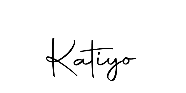 Create a beautiful signature design for name Katiyo. With this signature (Autography-DOLnW) fonts, you can make a handwritten signature for free. Katiyo signature style 10 images and pictures png