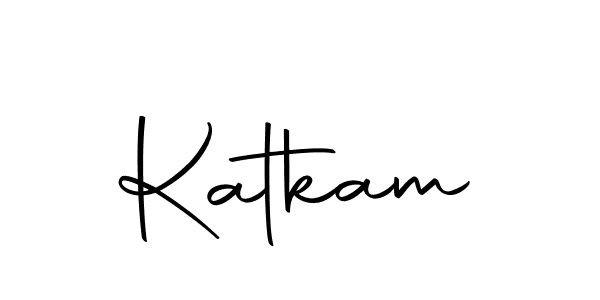 How to make Katkam name signature. Use Autography-DOLnW style for creating short signs online. This is the latest handwritten sign. Katkam signature style 10 images and pictures png