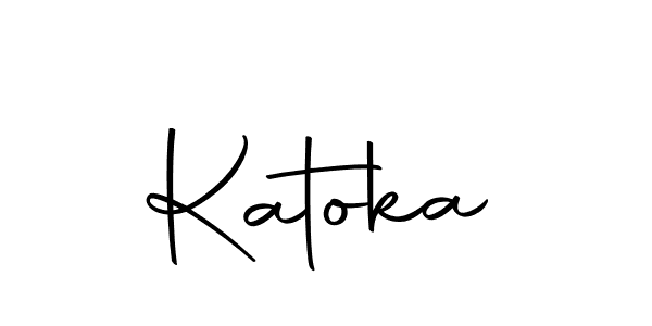 Create a beautiful signature design for name Katoka. With this signature (Autography-DOLnW) fonts, you can make a handwritten signature for free. Katoka signature style 10 images and pictures png