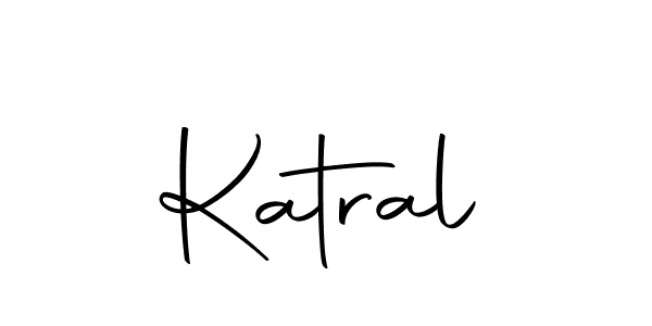 You should practise on your own different ways (Autography-DOLnW) to write your name (Katral) in signature. don't let someone else do it for you. Katral signature style 10 images and pictures png