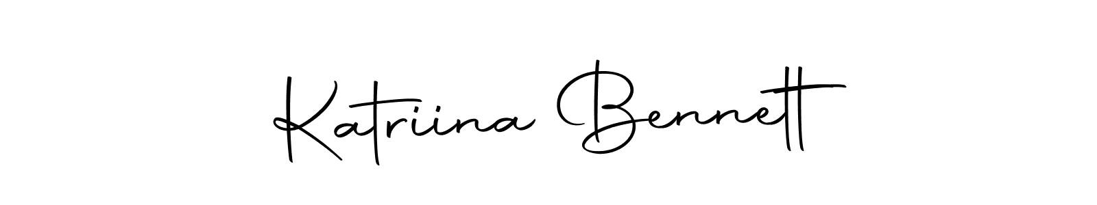 You should practise on your own different ways (Autography-DOLnW) to write your name (Katriina Bennett) in signature. don't let someone else do it for you. Katriina Bennett signature style 10 images and pictures png