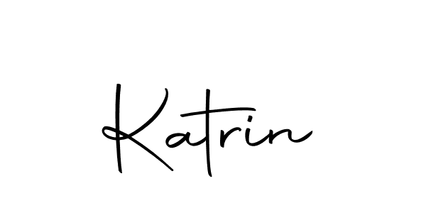 Create a beautiful signature design for name Katrin. With this signature (Autography-DOLnW) fonts, you can make a handwritten signature for free. Katrin signature style 10 images and pictures png
