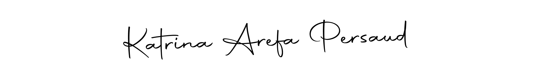 Make a short Katrina Arefa Persaud signature style. Manage your documents anywhere anytime using Autography-DOLnW. Create and add eSignatures, submit forms, share and send files easily. Katrina Arefa Persaud signature style 10 images and pictures png