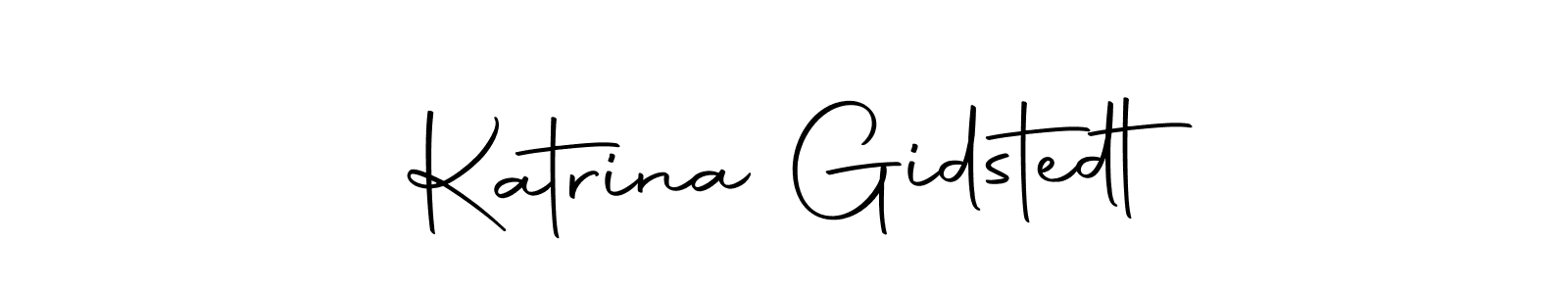 Autography-DOLnW is a professional signature style that is perfect for those who want to add a touch of class to their signature. It is also a great choice for those who want to make their signature more unique. Get Katrina Gidstedt name to fancy signature for free. Katrina Gidstedt signature style 10 images and pictures png