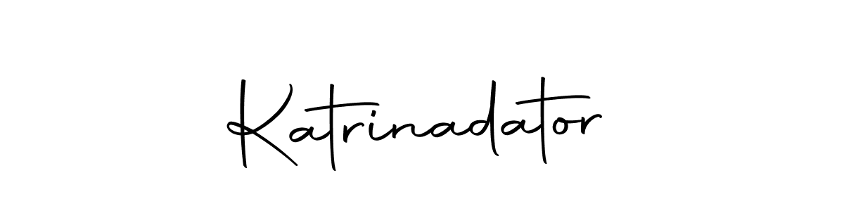 Use a signature maker to create a handwritten signature online. With this signature software, you can design (Autography-DOLnW) your own signature for name Katrinadator. Katrinadator signature style 10 images and pictures png