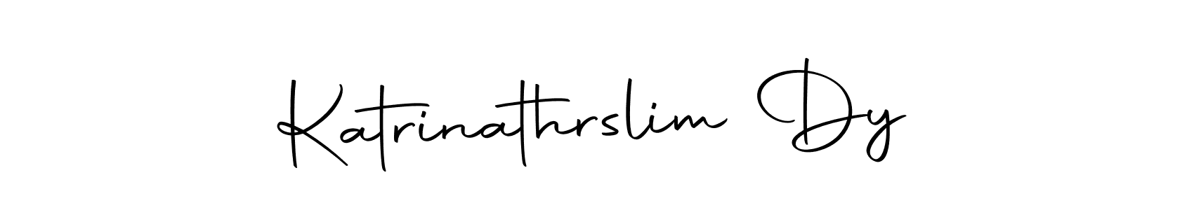 How to make Katrinathrslim Dy name signature. Use Autography-DOLnW style for creating short signs online. This is the latest handwritten sign. Katrinathrslim Dy signature style 10 images and pictures png