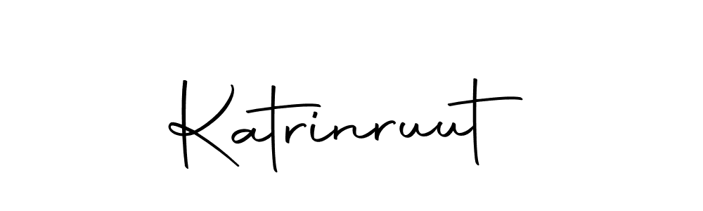 Design your own signature with our free online signature maker. With this signature software, you can create a handwritten (Autography-DOLnW) signature for name Katrinruut. Katrinruut signature style 10 images and pictures png