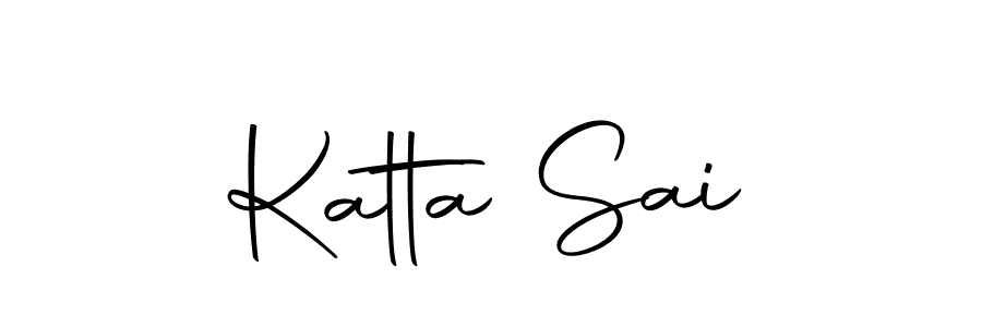 if you are searching for the best signature style for your name Katta Sai. so please give up your signature search. here we have designed multiple signature styles  using Autography-DOLnW. Katta Sai signature style 10 images and pictures png