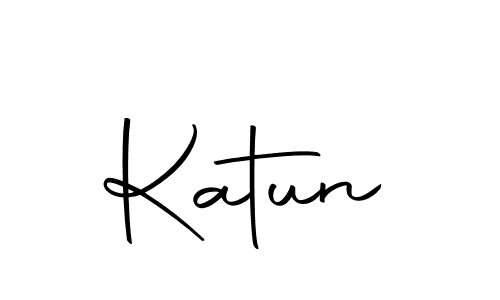 Make a beautiful signature design for name Katun. With this signature (Autography-DOLnW) style, you can create a handwritten signature for free. Katun signature style 10 images and pictures png