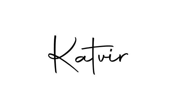 Katvir stylish signature style. Best Handwritten Sign (Autography-DOLnW) for my name. Handwritten Signature Collection Ideas for my name Katvir. Katvir signature style 10 images and pictures png