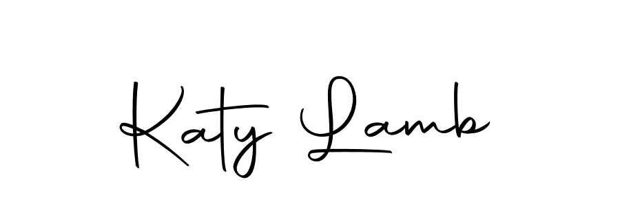 Katy Lamb stylish signature style. Best Handwritten Sign (Autography-DOLnW) for my name. Handwritten Signature Collection Ideas for my name Katy Lamb. Katy Lamb signature style 10 images and pictures png