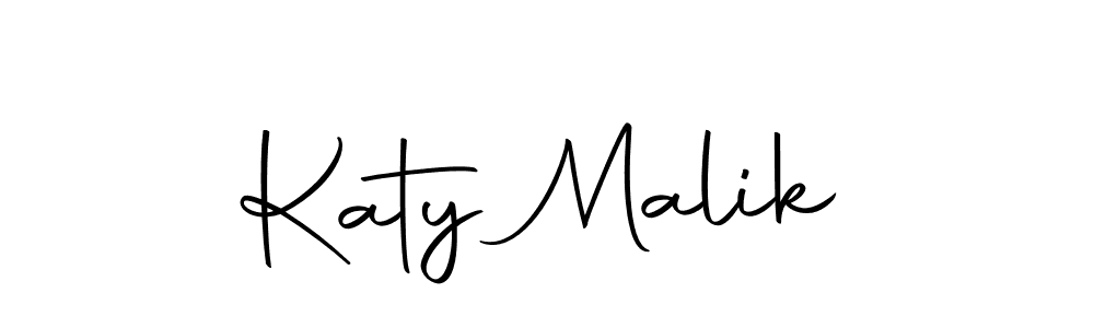 You should practise on your own different ways (Autography-DOLnW) to write your name (Katy Malik) in signature. don't let someone else do it for you. Katy Malik signature style 10 images and pictures png