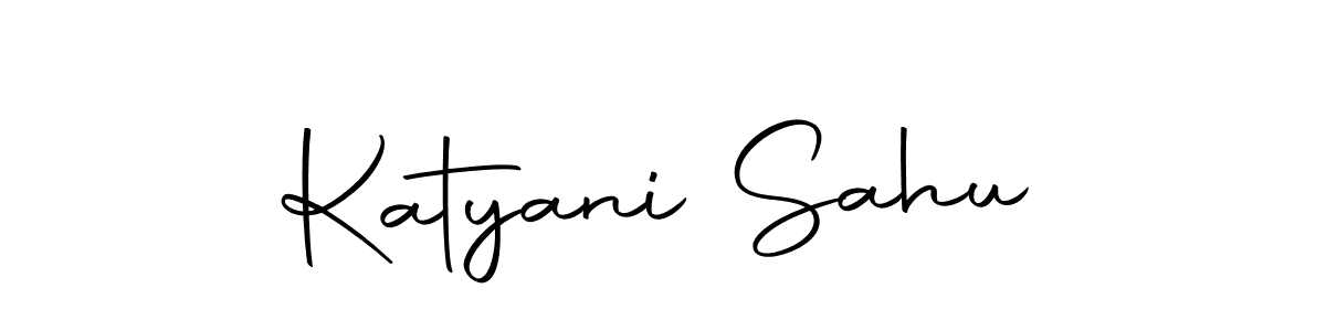 How to make Katyani Sahu name signature. Use Autography-DOLnW style for creating short signs online. This is the latest handwritten sign. Katyani Sahu signature style 10 images and pictures png