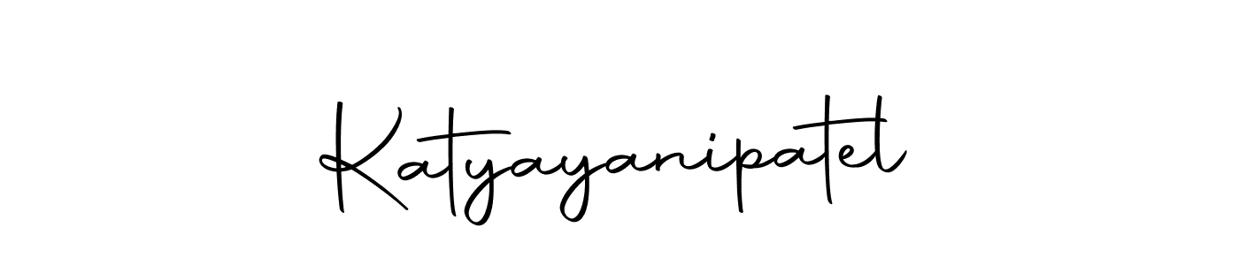 Use a signature maker to create a handwritten signature online. With this signature software, you can design (Autography-DOLnW) your own signature for name Katyayanipatel. Katyayanipatel signature style 10 images and pictures png