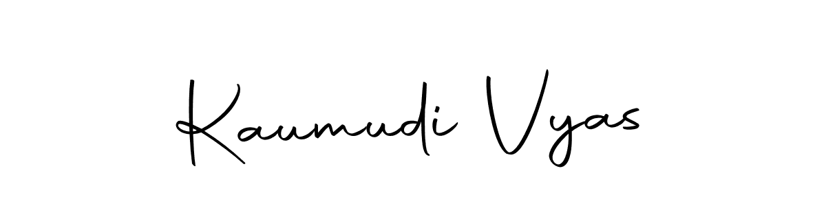 Design your own signature with our free online signature maker. With this signature software, you can create a handwritten (Autography-DOLnW) signature for name Kaumudi Vyas. Kaumudi Vyas signature style 10 images and pictures png