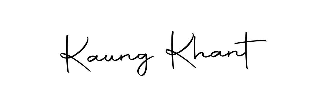Make a beautiful signature design for name Kaung Khant. With this signature (Autography-DOLnW) style, you can create a handwritten signature for free. Kaung Khant signature style 10 images and pictures png