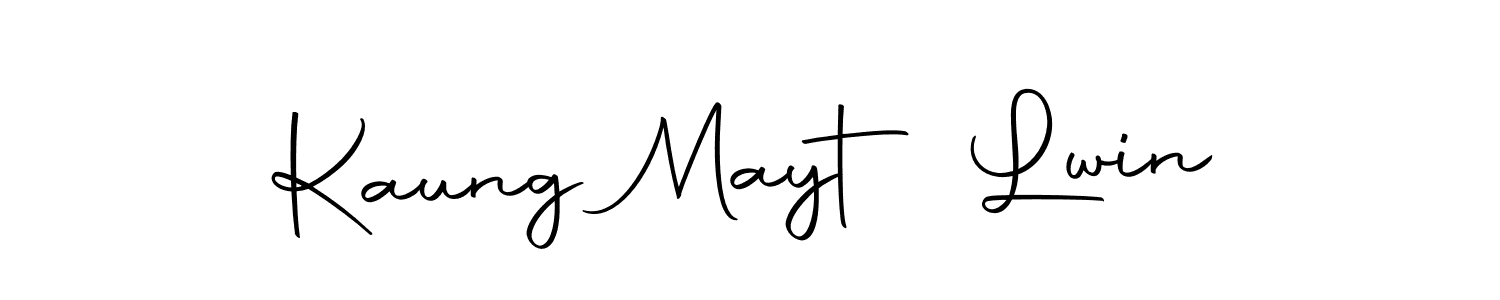 How to make Kaung Mayt Lwin signature? Autography-DOLnW is a professional autograph style. Create handwritten signature for Kaung Mayt Lwin name. Kaung Mayt Lwin signature style 10 images and pictures png