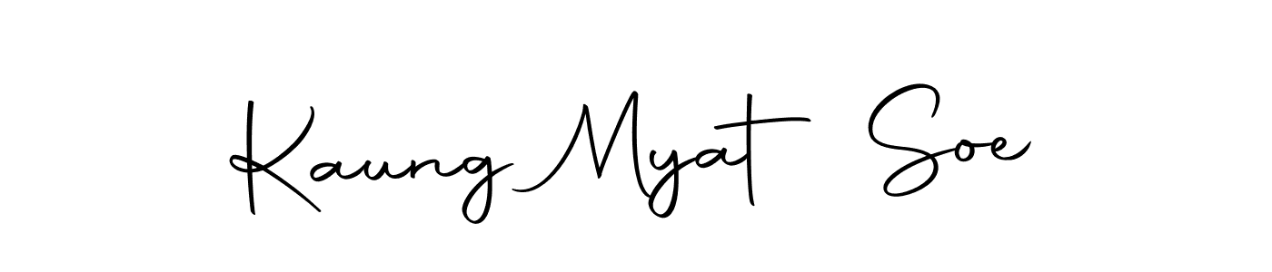 Make a beautiful signature design for name Kaung Myat Soe. Use this online signature maker to create a handwritten signature for free. Kaung Myat Soe signature style 10 images and pictures png