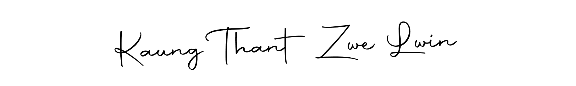 The best way (Autography-DOLnW) to make a short signature is to pick only two or three words in your name. The name Kaung Thant Zwe Lwin include a total of six letters. For converting this name. Kaung Thant Zwe Lwin signature style 10 images and pictures png