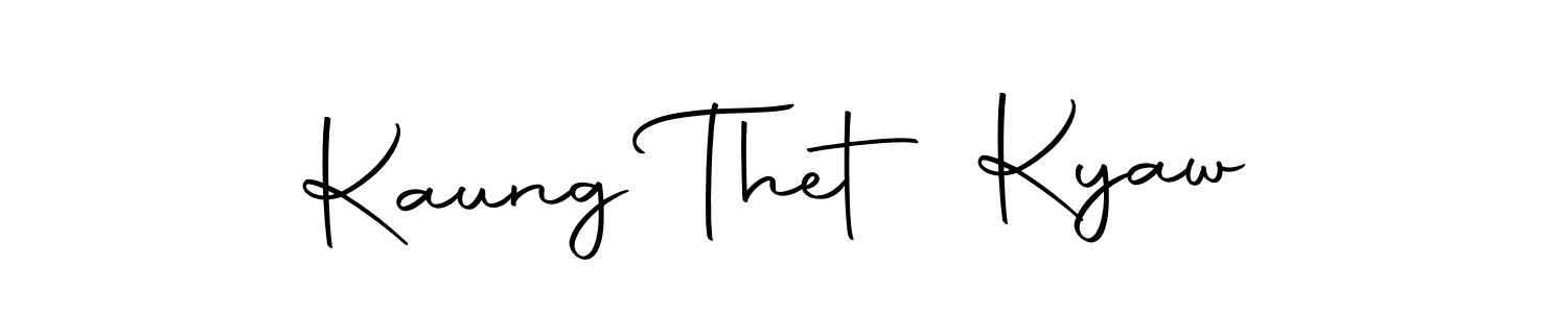 You should practise on your own different ways (Autography-DOLnW) to write your name (Kaung Thet Kyaw) in signature. don't let someone else do it for you. Kaung Thet Kyaw signature style 10 images and pictures png