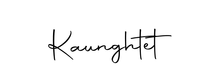 Kaunghtet stylish signature style. Best Handwritten Sign (Autography-DOLnW) for my name. Handwritten Signature Collection Ideas for my name Kaunghtet. Kaunghtet signature style 10 images and pictures png