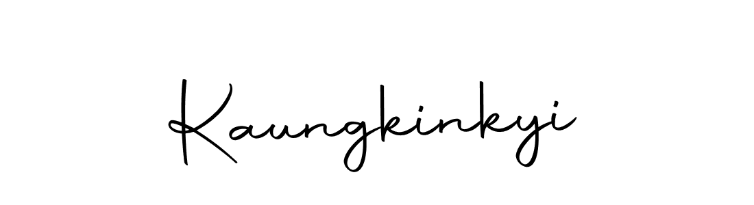 Design your own signature with our free online signature maker. With this signature software, you can create a handwritten (Autography-DOLnW) signature for name Kaungkinkyi. Kaungkinkyi signature style 10 images and pictures png