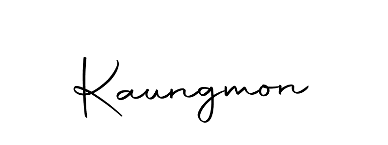 How to make Kaungmon signature? Autography-DOLnW is a professional autograph style. Create handwritten signature for Kaungmon name. Kaungmon signature style 10 images and pictures png