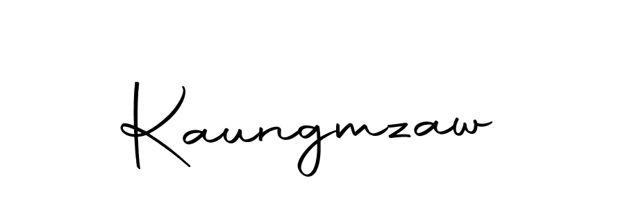 Kaungmzaw stylish signature style. Best Handwritten Sign (Autography-DOLnW) for my name. Handwritten Signature Collection Ideas for my name Kaungmzaw. Kaungmzaw signature style 10 images and pictures png