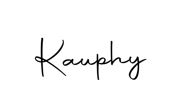 You should practise on your own different ways (Autography-DOLnW) to write your name (Kauphy) in signature. don't let someone else do it for you. Kauphy signature style 10 images and pictures png
