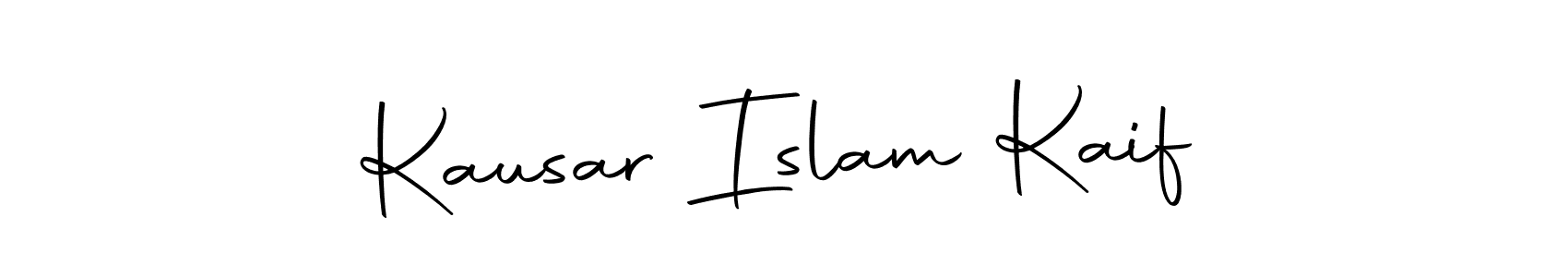 Make a beautiful signature design for name Kausar Islam Kaif. With this signature (Autography-DOLnW) style, you can create a handwritten signature for free. Kausar Islam Kaif signature style 10 images and pictures png