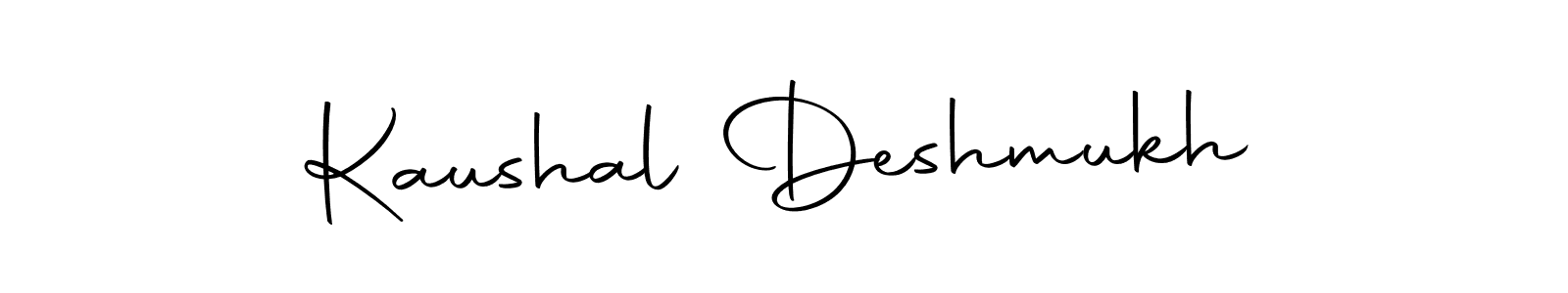 Use a signature maker to create a handwritten signature online. With this signature software, you can design (Autography-DOLnW) your own signature for name Kaushal Deshmukh. Kaushal Deshmukh signature style 10 images and pictures png