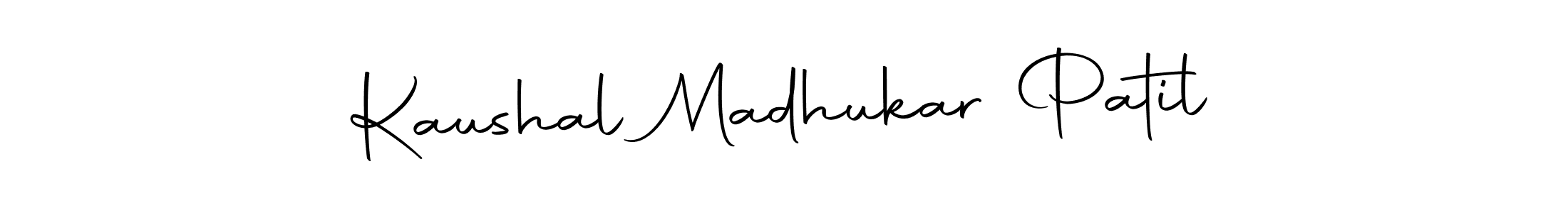 Make a beautiful signature design for name Kaushal Madhukar Patil. Use this online signature maker to create a handwritten signature for free. Kaushal Madhukar Patil signature style 10 images and pictures png